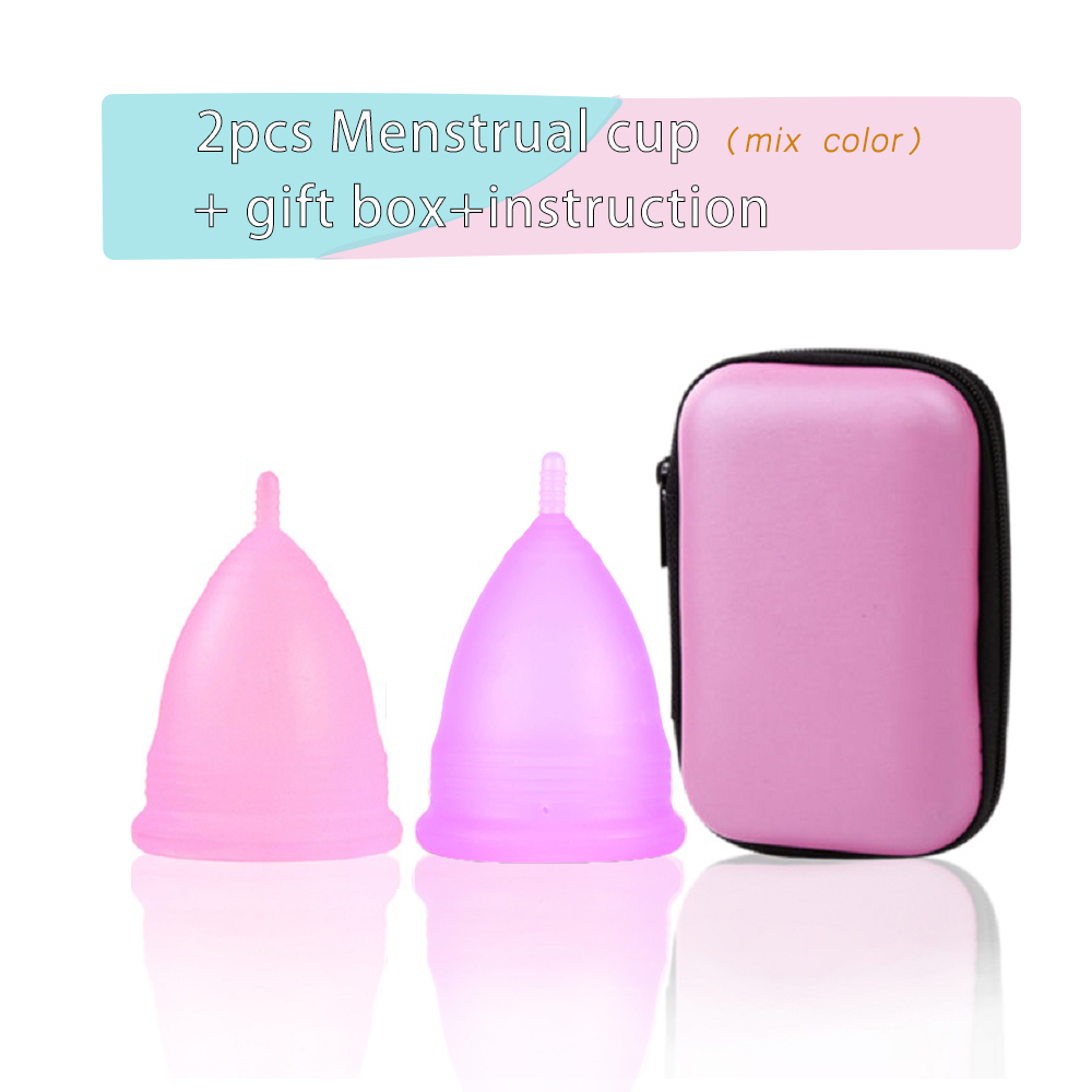 Menstrual Cup Silicone - 2 Adet Kadın Adet Kupası Tıbbi