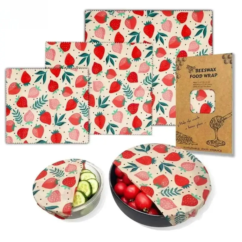 Beeswax Food Cover - Çevre Dostu Balmumu Örtüsü Yerine Geçen