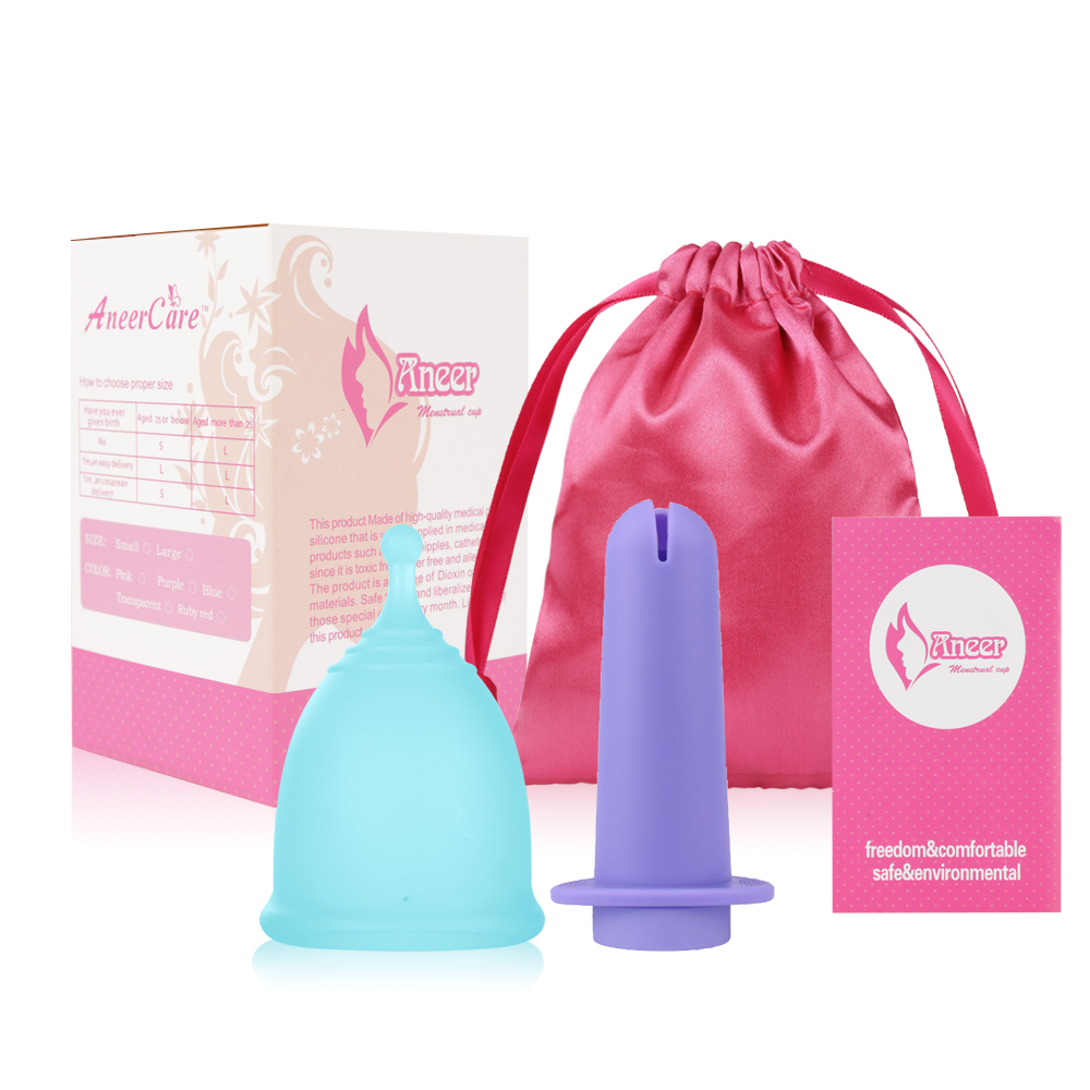 Menstrual Cup Silicone - Kadınsı hijyen adet fincan güçlendirici kullanımı