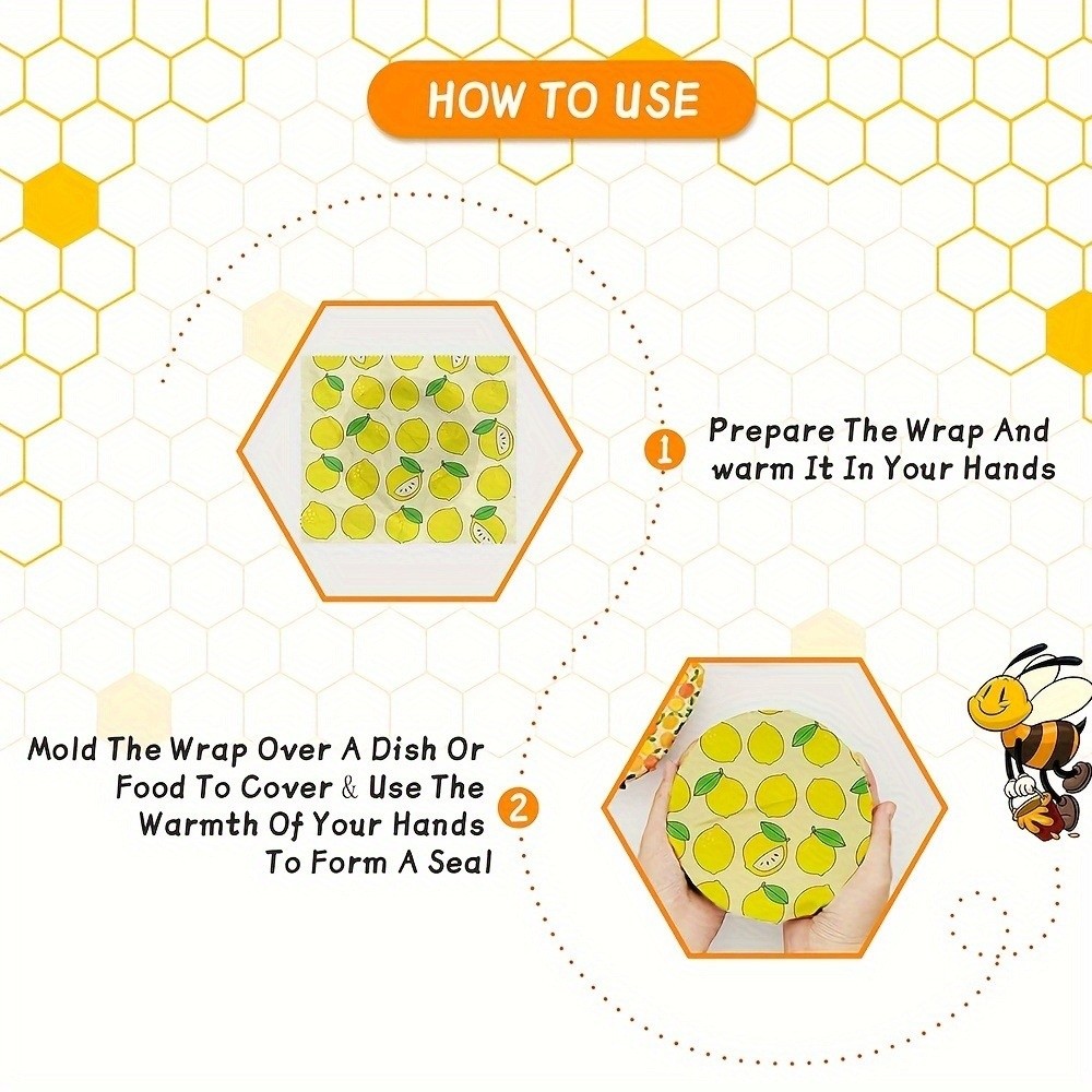 9 adet Çok Boyutlu Balmumu Gıd - Beeswax Food Cover incelemesi ve fiyatı