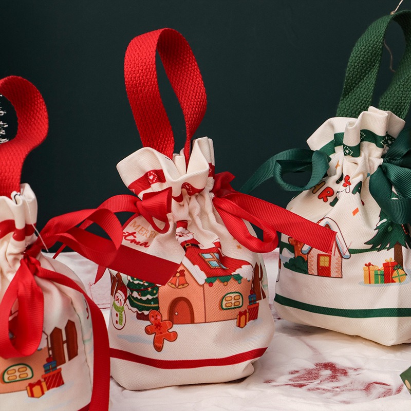 Küçük Noel Hediye Çantası Eve  - Linen Bag Bulk incelemesi ve fiyatı
