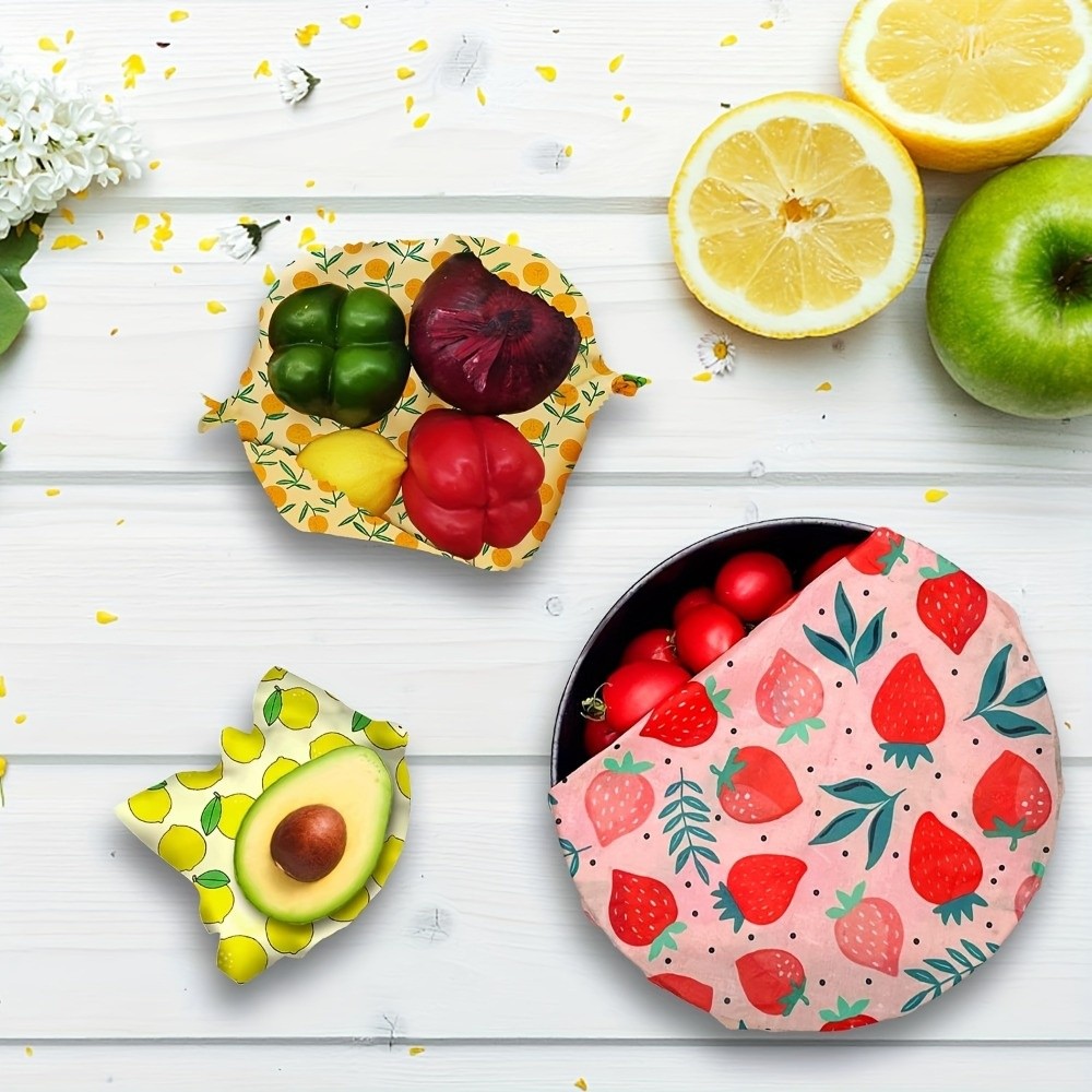 9 adet, farklı boyutlarda, yık - Beeswax Food Cover incelemesi ve fiyatı