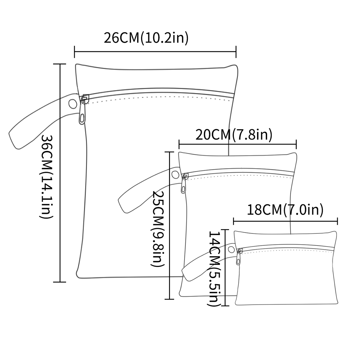 3 adet/S Farklı Boyut Su Geçir - Cloth Diaper Insert incelemesi ve fiyatı