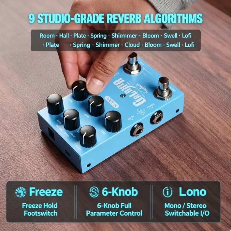 M-VAVE Reverb Gitar Pedalı Fre - Sustainable Living Usa incelemesi ve fiyatı
