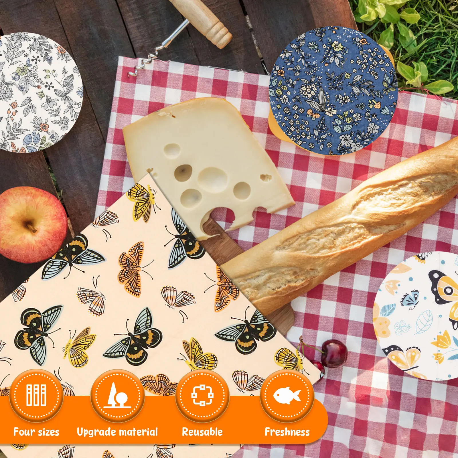 11 Adet Balmumu Gıda Sarma Set - Beeswax Food Cover incelemesi ve fiyatı