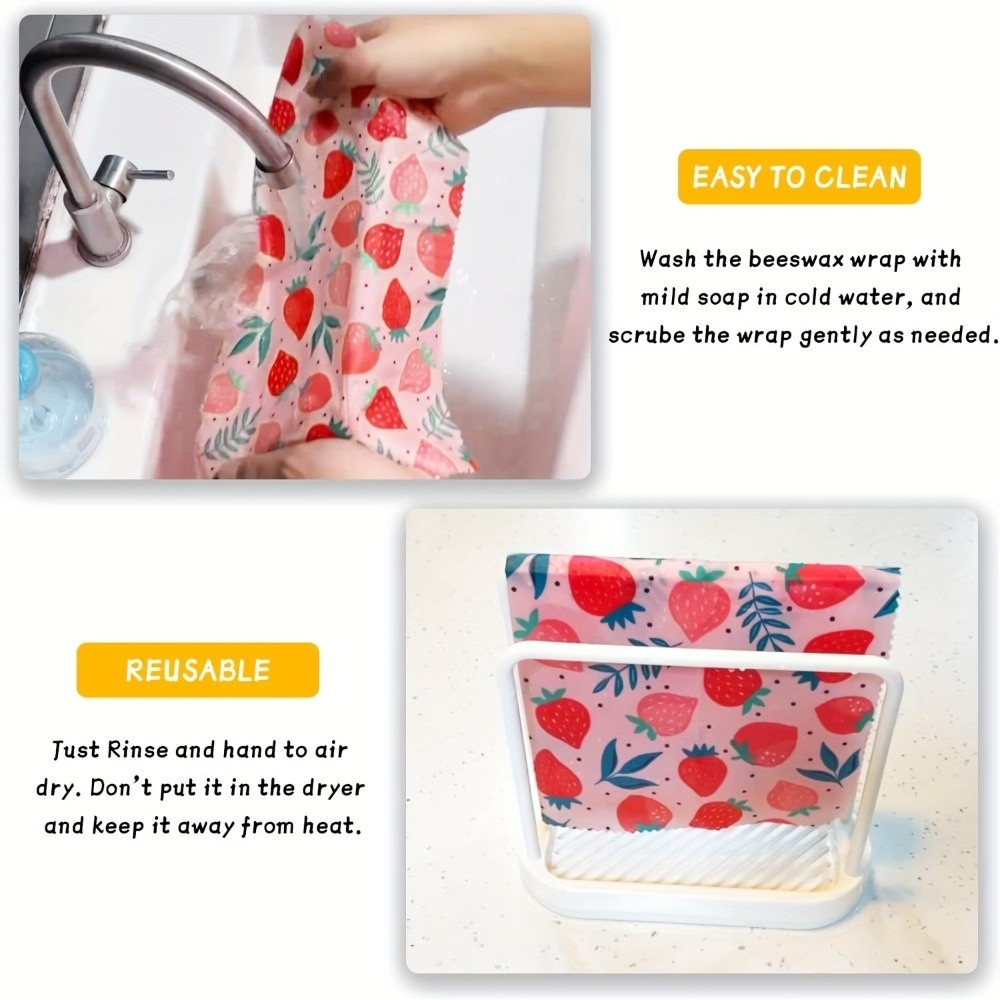 9 adet çok boyutlu balmumu gıd - Beeswax Food Cover incelemesi ve fiyatı