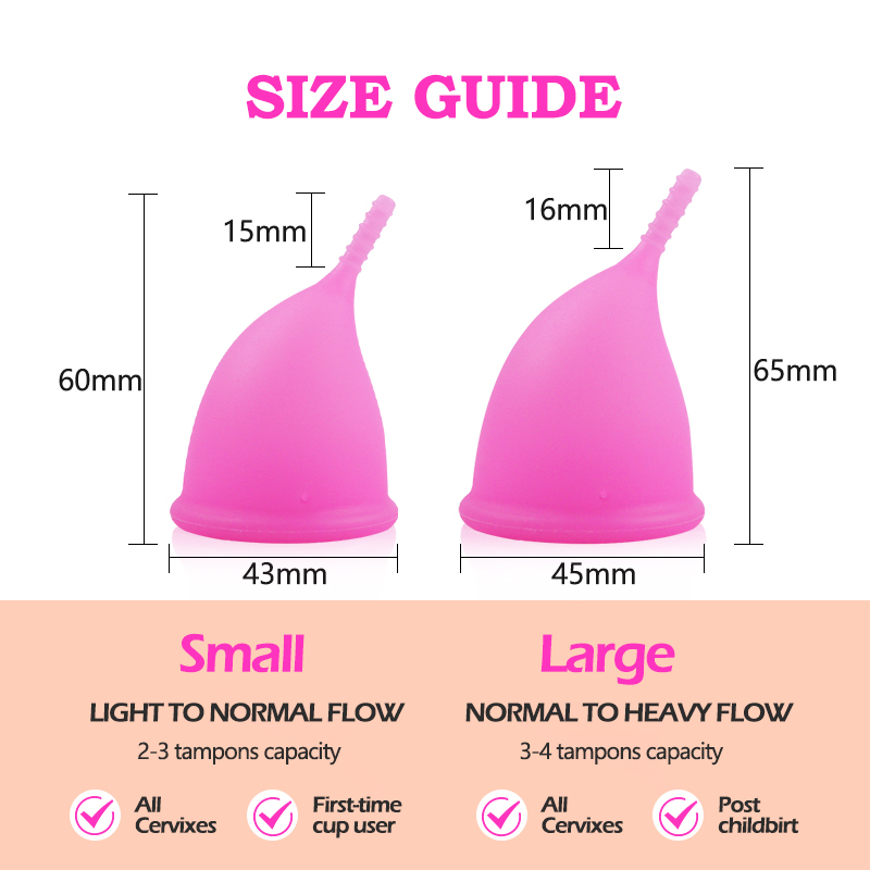 Tıbbi Silikon Regl Kupaları ve - Menstrual Cup Silicone incelemesi ve fiyatı